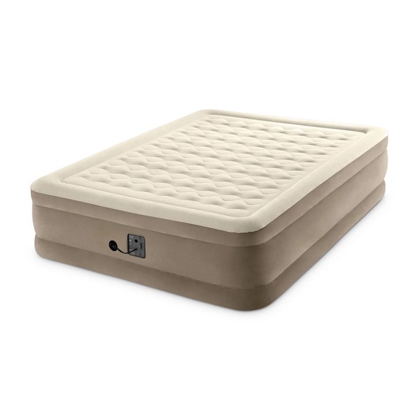 Продукт INTEX - Надуваем матрак с вградена помпа Ultra Plush, 152 х 203 х 46 см. - 0 - BG Hlapeta